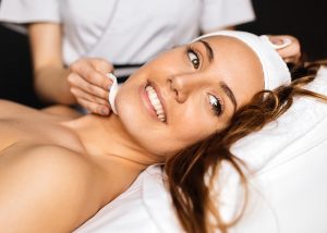 Beautiful Woman Enjoying Massage