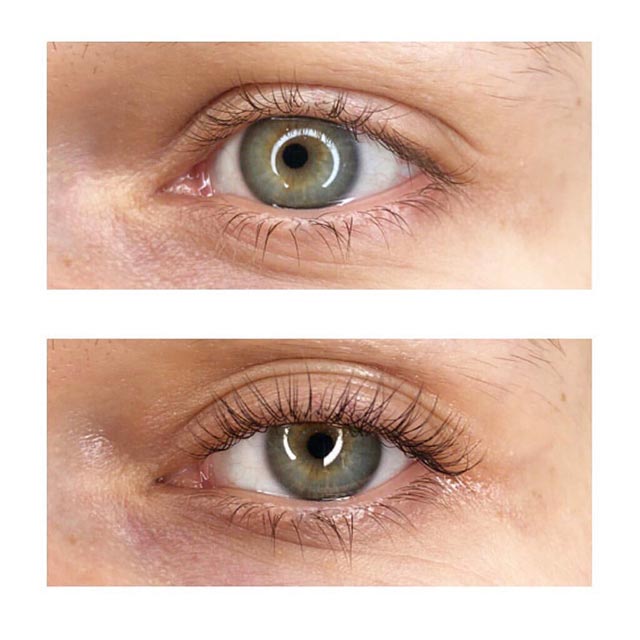 Eyelash Extantion Before and After